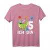 Kinder Geburtstag T-Shirt für 5 Jahre Junge - Dinosaurier Ich bin 5 Geschenk für Geburtstag, Party & Geburtstagskind