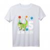 Kinder Geburtstag T-Shirt für 5 Jahre Junge - Dinosaurier Ich bin 5 Geschenk für Geburtstag, Party & Geburtstagskind