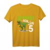 Kinder 5. Geburtstag Dino Dinosaurier T-Shirt - Cooles Geburtstagsoutfit für Dino-Fans und Dino-Motto-Partys