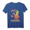 Kinder T-Rex Dinosaurier Bagger T-Shirt – Coole Einschulungsgeschichte für Jungen & Schultüte Geschenk für den ersten Schultag