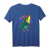 Papagei ästhetischer Vaporwave Nymphensittich Dinosaurier T-Shirt – Lustiges Geschenk für Vogel- und Meme-Fans, Retro-Design