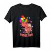 Kinder THREE REX DINO Geburtstag Shirt - Geschenk für 3-Jährige Dino Fans & Jungen zum Kindergeburtstag