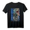 Jurassic World Two Blue Dino Breach T-Shirt - Offizielles Jurassic Park Merch für Dinosaurier-Fans
