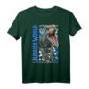 Jurassic World Two Blue Dino Breach T-Shirt - Offizielles Jurassic Park Merch für Dinosaurier-Fans