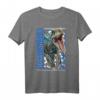Jurassic World Two Blue Dino Breach T-Shirt - Offizielles Jurassic Park Merch für Dinosaurier-Fans
