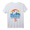 Kinder Geburtstagsshirt 5 Jahre Junge Dinosaurier - Lustiges Dino T-Shirt mit 'Vorsicht, ich bin schon 5' für Dino-Fans