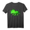 Dino Triceratops Silhouette T-Shirt für Jungen und Herren & Damen – Perfektes Dino Geschenk zu Weihnachten & Geburtstag