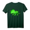 Dino Triceratops Silhouette T-Shirt für Jungen und Herren & Damen – Perfektes Dino Geschenk zu Weihnachten & Geburtstag