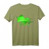 Dino Triceratops Silhouette T-Shirt für Jungen und Herren & Damen – Perfektes Dino Geschenk zu Weihnachten & Geburtstag