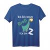 Kinder Dinosaurier T-Shirt zum 2. Geburtstag – Lustiges Dino Outfit für Jungen und Mädchen, perfekt für Geburtstagsfeiern, Kindergarten und Schule