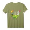 Kinder Dino T-Shirt zum 4. Geburtstag - Klassisch geschnitten, doppelt genähter Saum
