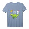 Kinder Dino T-Shirt zum 4. Geburtstag - Klassisch geschnitten, doppelt genähter Saum