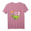 Kinder Dino T-Shirt zum 4. Geburtstag - Klassisch geschnitten, doppelt genähter Saum