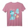 Kinder 4 Jahre alt Ich bin 4 Dino Dinosaurier T-Rex T-Shirt – Niedliches Geburtstagsoutfit und Geschenk für Jungen und Mädchen
