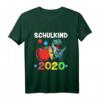 Kinder Schulkind 2020 Dino T-Rex Jungen Dinosaurier Einschulung T-Shirt – Lustiges Schulanfangsgeschenk für den ersten Schultag