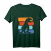 Kinder Dinosaurier Vintage Streifen T-Shirt - Perfektes Dino Geburtstagsgeschenk für Jungen & Mädchen mit T-Rex, Triceratops & Velociraptor Design