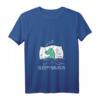 Damen Sleepysaurus Schlafshirt mit lustigem Dinosaurier Spruch – Bequemes V-Ausschnitt Schlafshirt für müde Morgen & Geschenkidee für Langschläfer