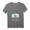 Damen Sleepysaurus Schlafshirt mit lustigem Dinosaurier Spruch – Bequemes V-Ausschnitt Schlafshirt für müde Morgen & Geschenkidee für Langschläfer