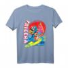Tricera Windsurfing Triceratops Dinosaurier T-Shirt - Buntes Surfer-Design für Wassersportfans, Sommer & Geburtstag