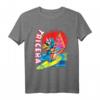 Tricera Windsurfing Triceratops Dinosaurier T-Shirt - Buntes Surfer-Design für Wassersportfans, Sommer & Geburtstag