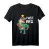 Lustiges Tree Rex Weihnachtsmann T-Rex Dinosaurier Dino T-Shirt – Perfekt für Familienfotos & Dino Fans zu Weihnachten und Geburtstagsfeiern