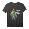 Lustiges Tree Rex Weihnachtsmann T-Rex Dinosaurier Dino T-Shirt – Perfekt für Familienfotos & Dino Fans zu Weihnachten und Geburtstagsfeiern