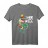Lustiges Tree Rex Weihnachtsmann T-Rex Dinosaurier Dino T-Shirt – Perfekt für Familienfotos & Dino Fans zu Weihnachten und Geburtstagsfeiern