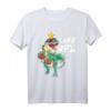 Lustiges Tree Rex Weihnachtsmann T-Rex Dinosaurier Dino T-Shirt – Perfekt für Familienfotos & Dino Fans zu Weihnachten und Geburtstagsfeiern