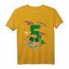 Kinder Geburtstagsshirt 5 Jahre Dinosaurier - Süßes Dino T-Shirt für den Kindergeburtstag & Dinosaurier Thema