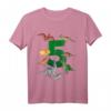 Kinder Geburtstagsshirt 5 Jahre Dinosaurier - Süßes Dino T-Shirt für den Kindergeburtstag & Dinosaurier Thema