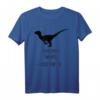 Dinosaurier Velociraptor T-Shirt mit Mathematik Velocity Gleichung - Lustiges Geschenk für Dino- und Mathe-Fans, Männer, Frauen, Teenager