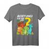 Kinder 2 Jahre alt Geburtstag Junge Dinosaurier Party T-Shirt - Lustiges Dino Motiv Geschenk für den Zweitgeburtstag