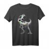 Dia de Los Muertos Sugar Skull T-Rex Dinosaurier T-Shirt – Perfekt für Halloween & Día de Los Muertos, Klassisch geschnitten