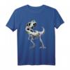 Dia de Los Muertos Sugar Skull T-Rex Dinosaurier T-Shirt – Perfekt für Halloween & Día de Los Muertos, Klassisch geschnitten