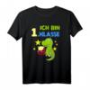 Ich Bin 1.Klasse Dino - Erster Schultag Dinosaurier T-Shirt für Jungen | Einschulungsgeschenk für Schulanfänger