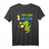 Ich Bin 1.Klasse Dino - Erster Schultag Dinosaurier T-Shirt für Jungen | Einschulungsgeschenk für Schulanfänger