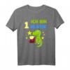 Ich Bin 1.Klasse Dino - Erster Schultag Dinosaurier T-Shirt für Jungen | Einschulungsgeschenk für Schulanfänger