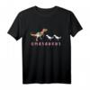 OMAsaurus Dinosaurier Floral T-Shirt - Lustiges T-Rex Motiv, Klassisch geschnitten, Perfekt für Dinosaurier-Fans