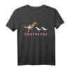 OMAsaurus Dinosaurier Floral T-Shirt - Lustiges T-Rex Motiv, Klassisch geschnitten, Perfekt für Dinosaurier-Fans