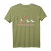OMAsaurus Dinosaurier Floral T-Shirt - Lustiges T-Rex Motiv, Klassisch geschnitten, Perfekt für Dinosaurier-Fans