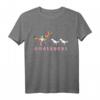 OMAsaurus Dinosaurier Floral T-Shirt - Lustiges T-Rex Motiv, Klassisch geschnitten, Perfekt für Dinosaurier-Fans