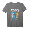 Kinder Geburtstagsshirt 2 Jahre Junge Dinosaurier Geschenk Dino T-Shirt - Lustiges Roar! Design für Kindergeburtstag, Weihnachten & Einschulung