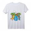 Kinder Geburtstagsshirt 6 Jahre Junge Dinosaurier Dino Geschenk T-Shirt mit Dino Arten, Palme und Vulkan – Perfekt für Geburtstag, Weihnachten & Einschulung