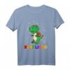 Kinder Schulkind T-Rex mit Schulranzen - Dinosaurier Schulstart T-Shirt für Erstklässler & Einschulungsgeschenk