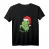 Süßes Weihnachten T-Rex Kinder T-Shirt - Lustiges Dinosaurier Oberteil für Weihnachten, Weihnachtsmarkt & Familienfeiern