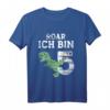 Kinder Dino Geburtstag Shirt - Roar Ich bin 5 Jahre Dinosaurier T-Shirt für Jungen und Mädchen, ideales Geschenk zum Geburtstag & Weihnachten