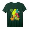 Kinder Dino T-Shirt zum 4. Geburtstag für Mädchen - Lustiges Dinosaurier Oberteil für Kindergeburtstag, Kindergarten & Einschulung