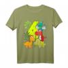 Kinder Dino T-Shirt zum 4. Geburtstag für Mädchen - Lustiges Dinosaurier Oberteil für Kindergeburtstag, Kindergarten & Einschulung