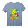Kinder Dino T-Shirt zum 4. Geburtstag für Mädchen - Lustiges Dinosaurier Oberteil für Kindergeburtstag, Kindergarten & Einschulung