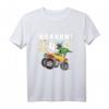 Kinder 4. Geburtstag Dino Dinosaurier Monster Truck T-Shirt – Lustiges Geschenk für Jungs und Mädchen zum 4. Geburtstag mit Party-Deko